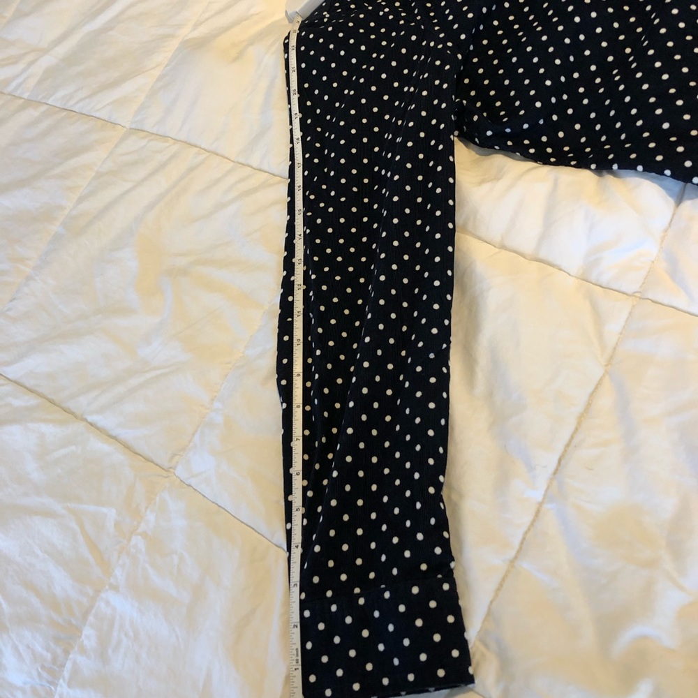 💖Lands End Polka Dot corduroy Top - Picture 7 of 8